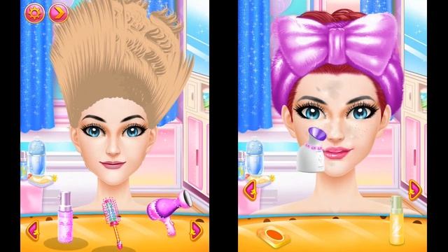 Princess Beauty Hair Salon - princess salon, beauty salon, makeover games by Gameimax смотреть онлайн