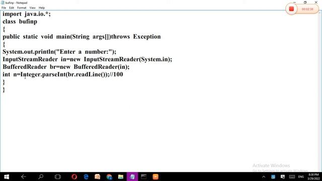 BufferedReader class in JAVA (Tamil).#JAVA смотреть онлайн