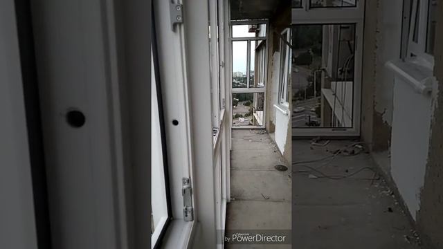 Балкон, "французское остекление"-от пола до потолка! смотреть онлайн