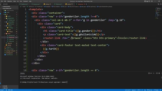 16# Gönderi İnceleme Sayfasına Yönlenme [Vue 3 - Firebase 9] смотреть онлайн