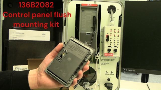 How to install the remote control panel cable & flush mounting kit on the iC7-Automation смотреть онлайн