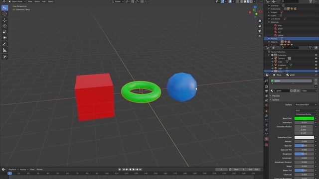 Blender tutorial: Assign materials using drag & drop смотреть онлайн
