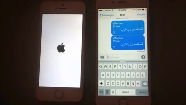 How To Crash iPhone iPad iDevice Springboard vis SMS text message remotely смотреть онлайн