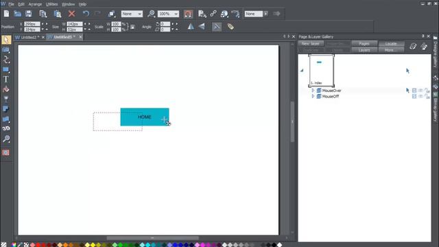 Web Design Tuorials for Xara Web Designer 7 Premium - Create MouseOver State Lesson 15 смотреть онлайн