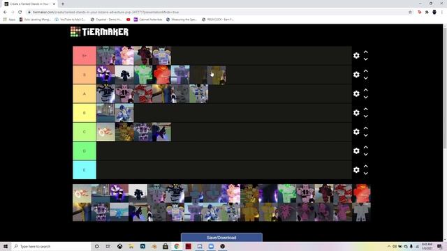 YBA Tier List 2021 Updated смотреть онлайн