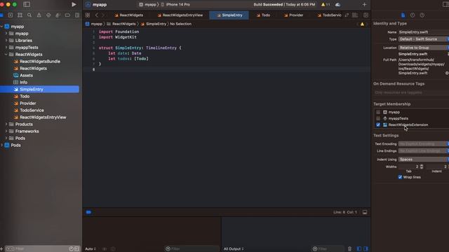 React native advanced iOS widgetkit tutorial with network api call смотреть онлайн