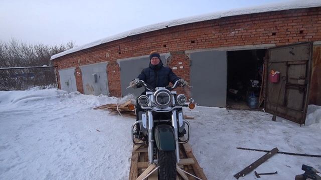 Андрей купил себе Кавасаки Вулкан 1500! смотреть онлайн