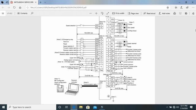 MITSUBISHI SERVO DRIVE CONTROL WIRING AND PARAMETERS PROGRAMMING/SERVO DRIVE PARAMETERS MR-J2S-A. смотреть онлайн