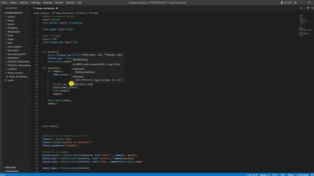 PYTHON TKINTER Temps pygame mixer music #0024 смотреть онлайн