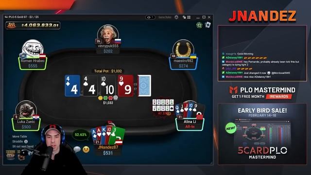 4-card And 5-card PLO Cash Games At GGPoker