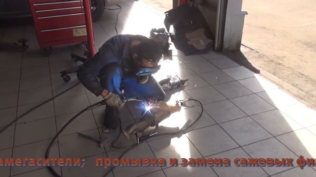 Установка пламегасителей на Mercedes-Benz CL 63. Установка пламегасителей на Mercedes-Benz CL 63 . смотреть онлайн