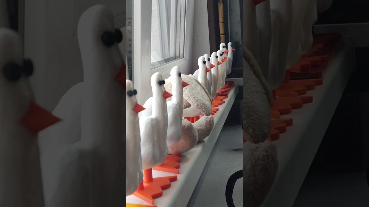 Гусь на 3д принтере #3дпечать #уголоктехнаря #3дпринтер смотреть онлайн