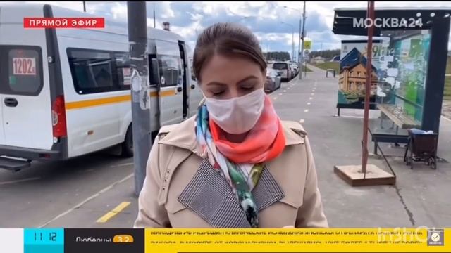 Социальная дистанция в маршрутках 1202к (Восточное Бутово - Бульвар Дмитрия Донского) смотреть онлайн
