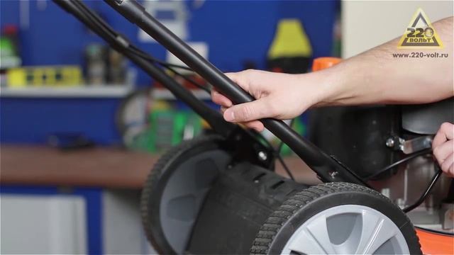 Газонокосилка HAMMER KMT200S бензиновая (сборка) смотреть онлайн