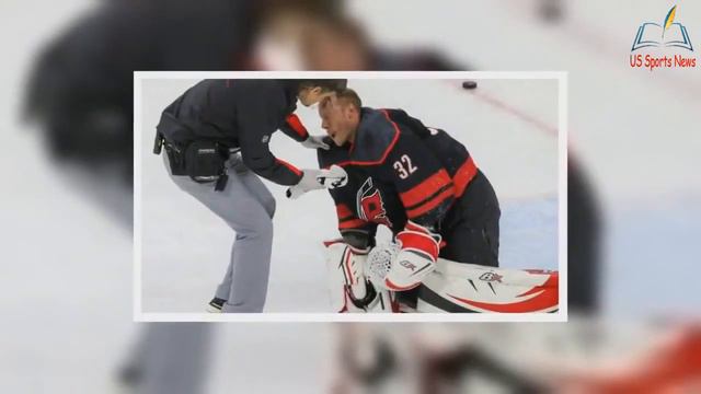 Hurricanes goalie Antti Raanta knocked out of game after hit by Bruins' David Pastrnak смотреть онлайн