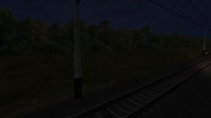 4К ИЗ ОКНА ПОЕЗДА ЧЕРЕЗ НОЧЬ ПОТРЯСНАЯ ГРАФА ПОД СТУК КОЛЁС