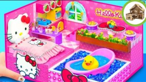 Сделал милую спальню и два летних бассейна |Своими руками из картона