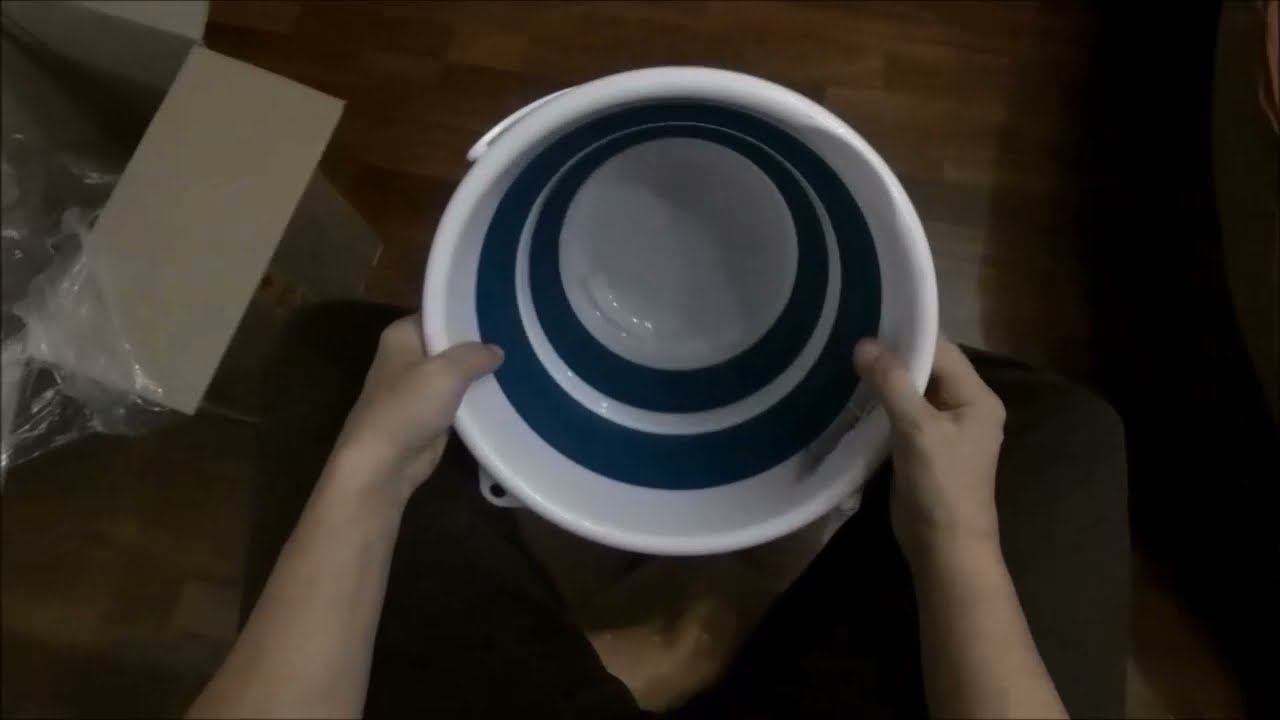 Покупка на АлиЭкспресс: Ведро и таз складной силиконовый