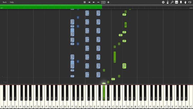 Pokemon Diamond & Pearl - Pokemart Theme Piano Tutorial Synthesia смотреть онлайн