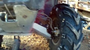 Установка ступичных проставок на CF-MOTO 500