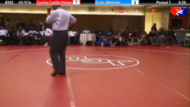NYAC 48 KG / 105.75 lbs: Carolina Castillo Hidalgo vs. Emily Webster смотреть онлайн