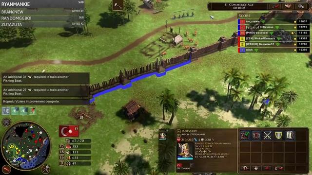?️Hazza, Samwise & WickedCossack wage war on LAND & WATER! [Age of Empires 3: Definitive Edition] смотреть онлайн