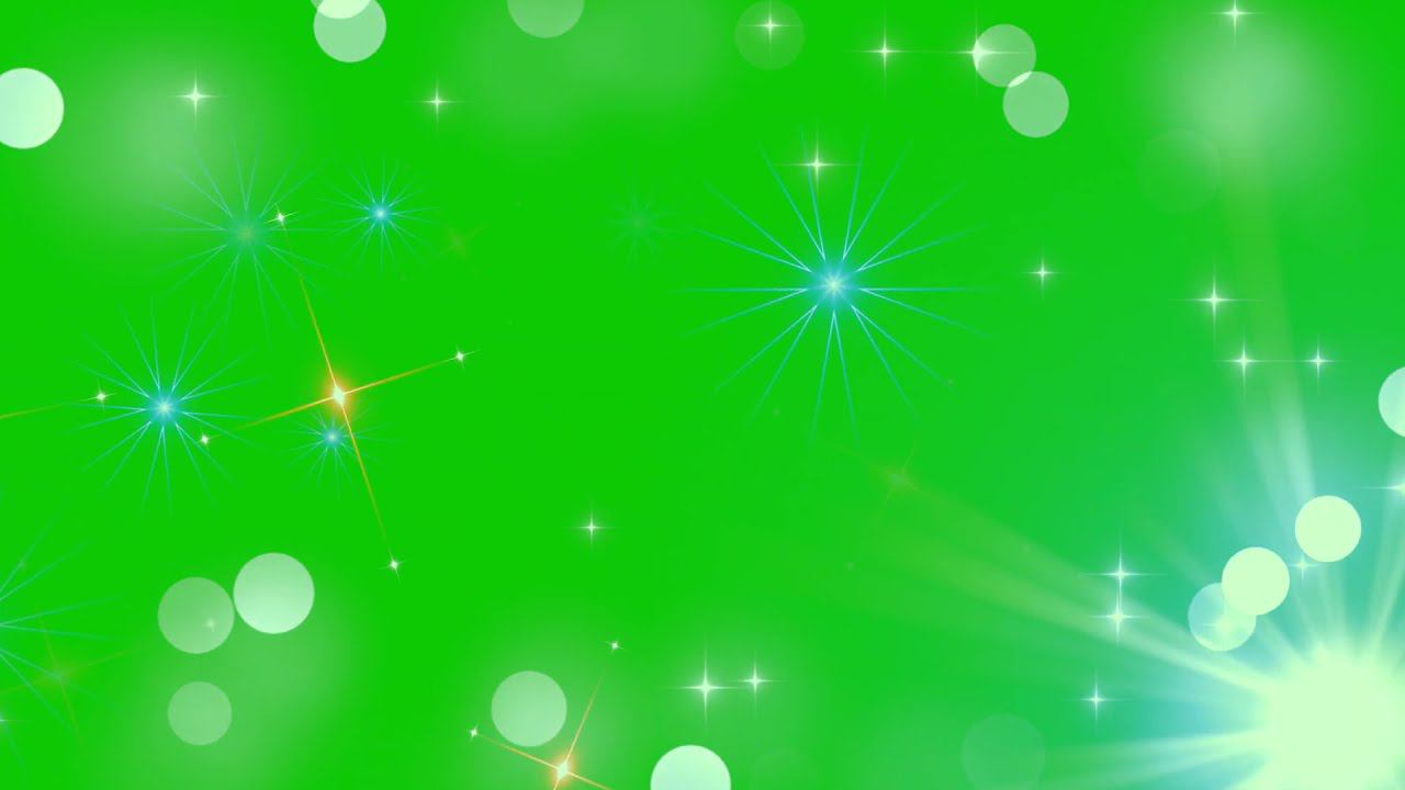 Green Screen Beautiful Magic Overlay Chromakey Footage футаж красивый фон HD