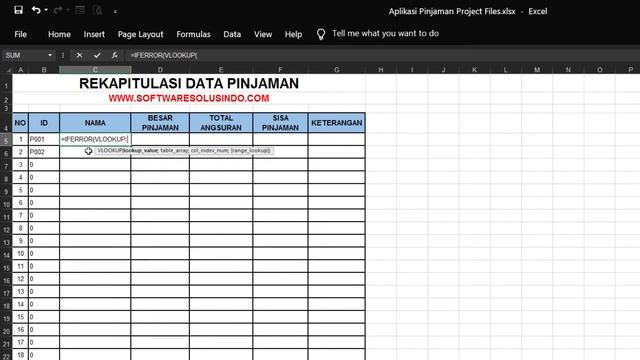 CARA MEMBUAT APLIKASI ANGSURAN PINJAMAN DI EXCEL смотреть онлайн