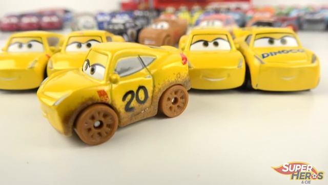 Disney Cars Mini Racers Wave 3 9 Pochettes Liste Codes Micro Voiture McQueen Jouet Toy Review смотреть онлайн