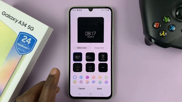 How To Change Clock Style On Always On Display - Samsung Galaxy A34 5G смотреть онлайн