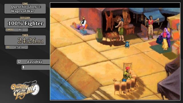 Questing for Glory 3: Quest for Glory III 100% Fighter by davidtki смотреть онлайн