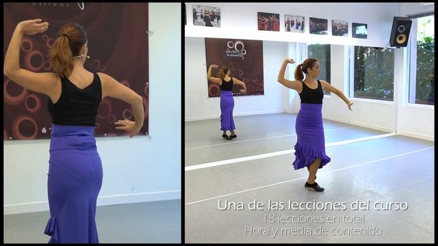 Coreografía por Alegrías - Curso de Flamenco Online смотреть онлайн