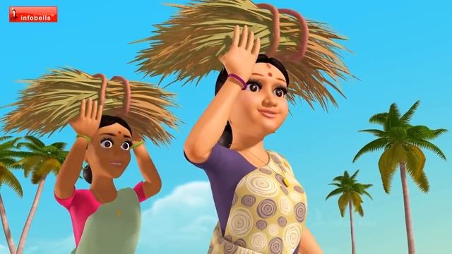 தூங்குடா என் செல்லம், நீ தங்க கட்டி வெல்லம் | Tamil Baby Folk Songs | Infobells смотреть онлайн