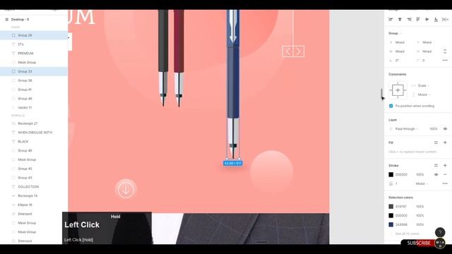Part -2 - New Concept Pen Website in Figma || #webappdesign #figma #uxdesign смотреть онлайн