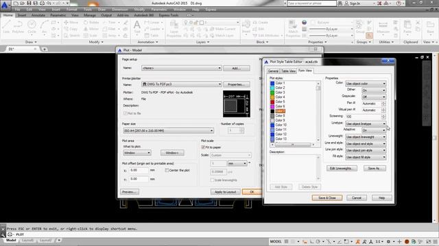AutoCAD Plot Tutorial - Simple Plot as PDF смотреть онлайн