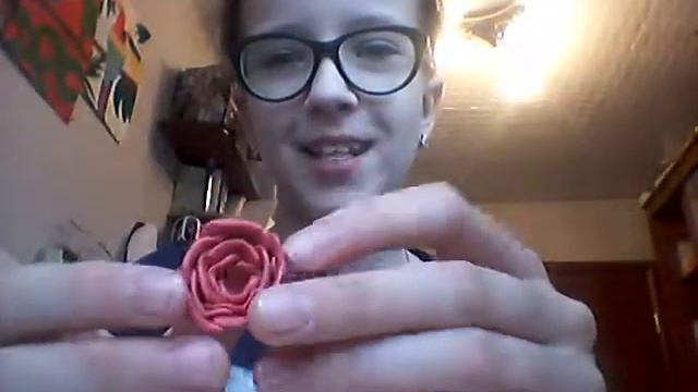 Делаю розочку из пластилина. смотреть онлайн