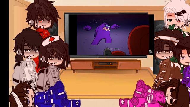 Among us alternate react to themselves• part 6• rodamrix• gacha reaction смотреть онлайн