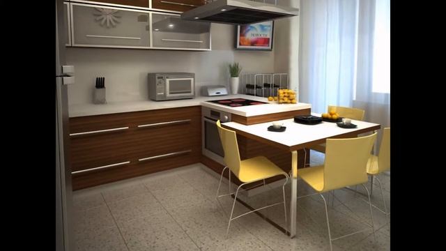 Дизайн интерьера кухни 9 кв. метров смотреть онлайн