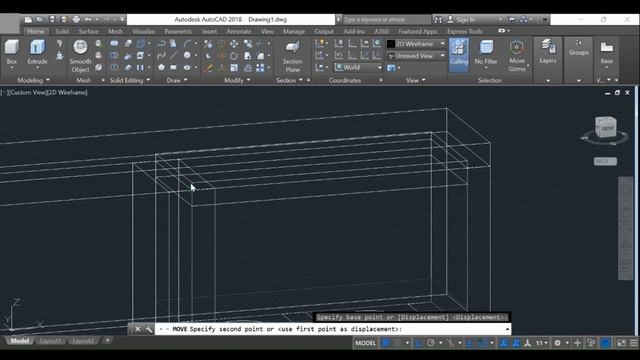 Kitchen Stove Drawing in AutoCad 2018. смотреть онлайн