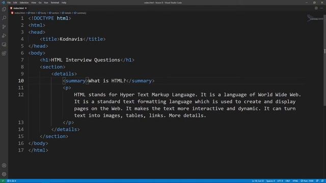 HTML Теги "details" смотреть онлайн