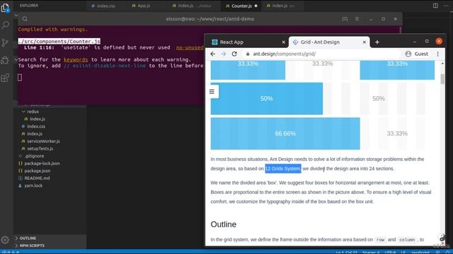 ReactJS / Redux / Antd 2020 Tutorial - #7: Counter application with Ant.Design смотреть онлайн