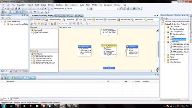 Tutorial Create Data Warehouse and OLAP смотреть онлайн