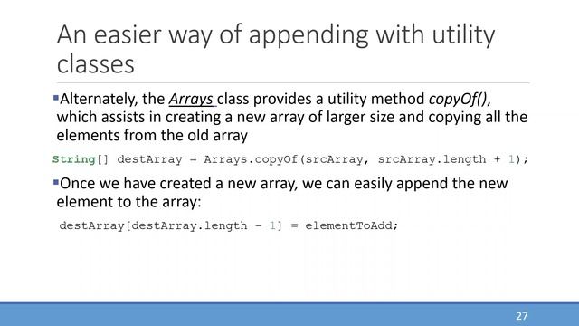 Data Structures: Arrays in Java смотреть онлайн