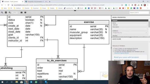 Modelagens de Banco de Dados no PostgreSQL - Academias смотреть онлайн