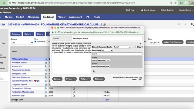 How to Create your own Comment Bank in MyEdBC смотреть онлайн