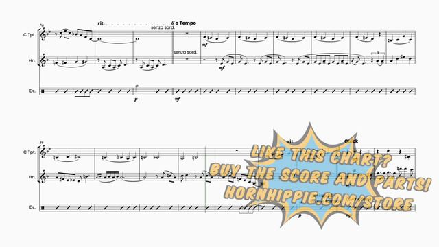 GERSHWIN | THREE PIANO PRELUDES | Arranged for Trumpet, Horn, and Drums смотреть онлайн