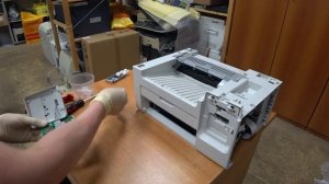 #101 Принтер Samsung SCX 3400 / 3405 / 3407 не берет не захватывает бумагу | Как снять ролик захват