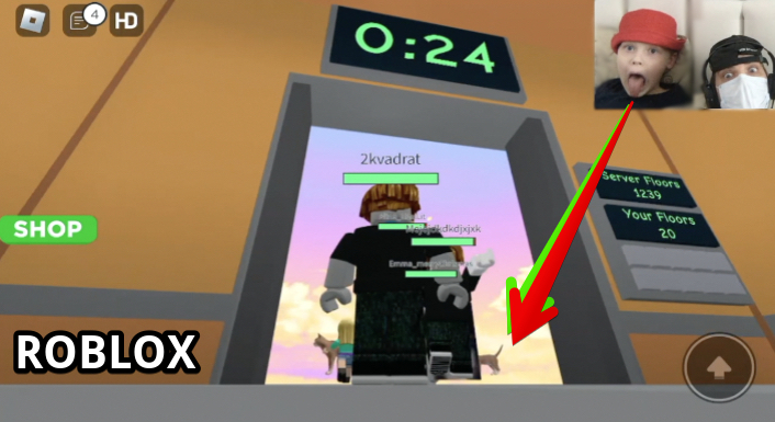 Вот что произошло в веселом лифте в игре The Fun Elevator - Roblox смотреть онлайн