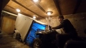 Как закатить квадрик в прицеп!