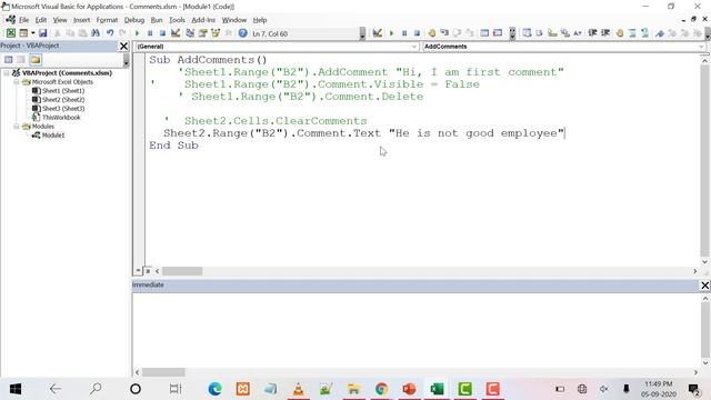 Insert, Delete, Edit, Read Cell Comments in VBA | Excel VBA Tutorial in Hindi смотреть онлайн